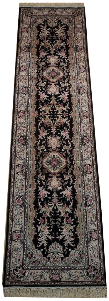 10' runner Hand Knotted  Aubusson  Rug