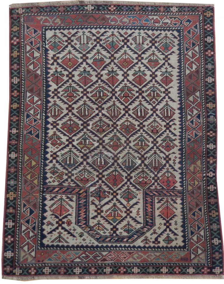 3' x 4' Hand Knotted Tribal Rug