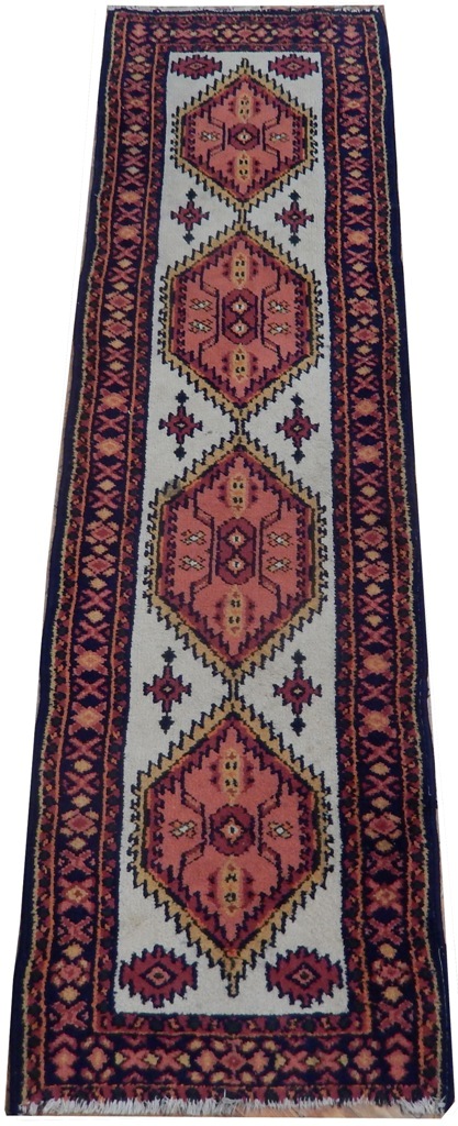 2' x 8' Hand Knotted  Kazak Rug