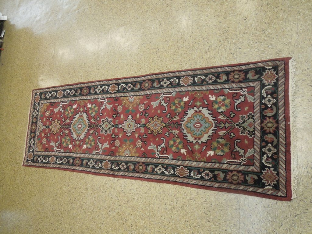 3' x 8' Hand Knotted  Mahal Rug