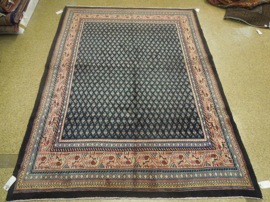 7' x 9' Hand Knotted  Persian Mir Rug