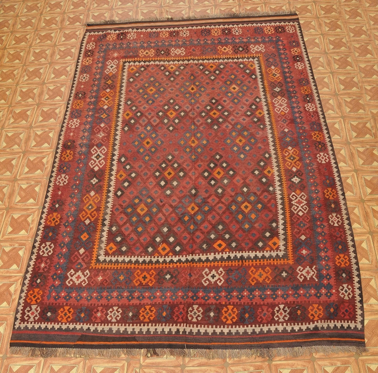 7' x 10' Hand Knotted  Kilim- Tribal Rug