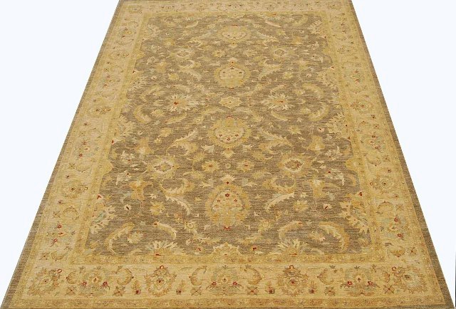 HTF 14x18 Oriental Peshawar Natural Ghazni Wool Rug | eBay