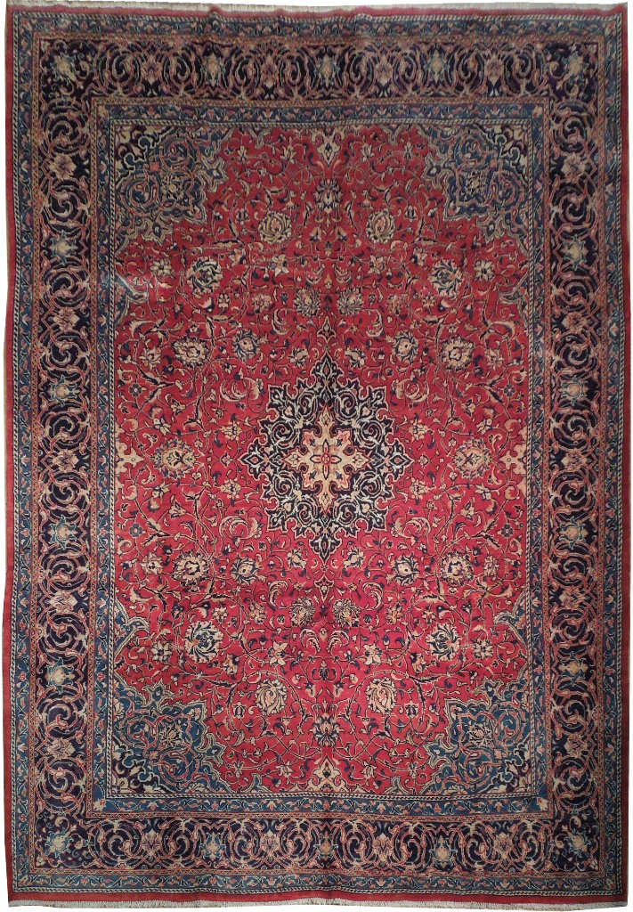 10x14 Vintage Persian Area Rug HAND KNOTTED CARPET | eBay