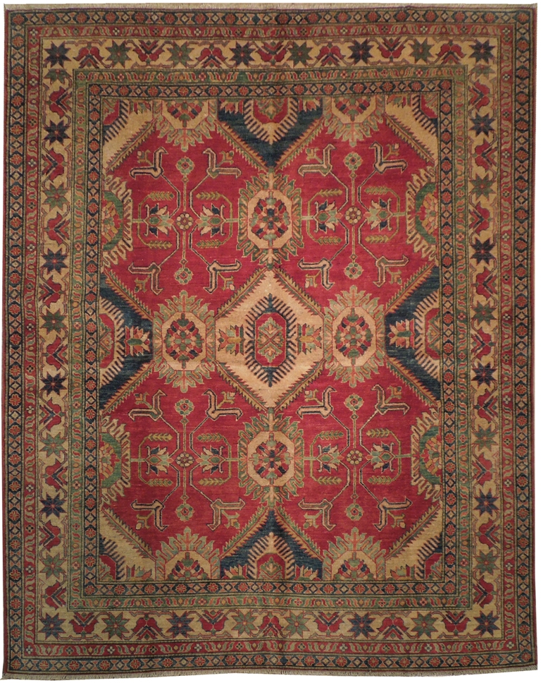 Original 7x9 Wool Rug Traditional HAND-Knotted Carpet | eBay