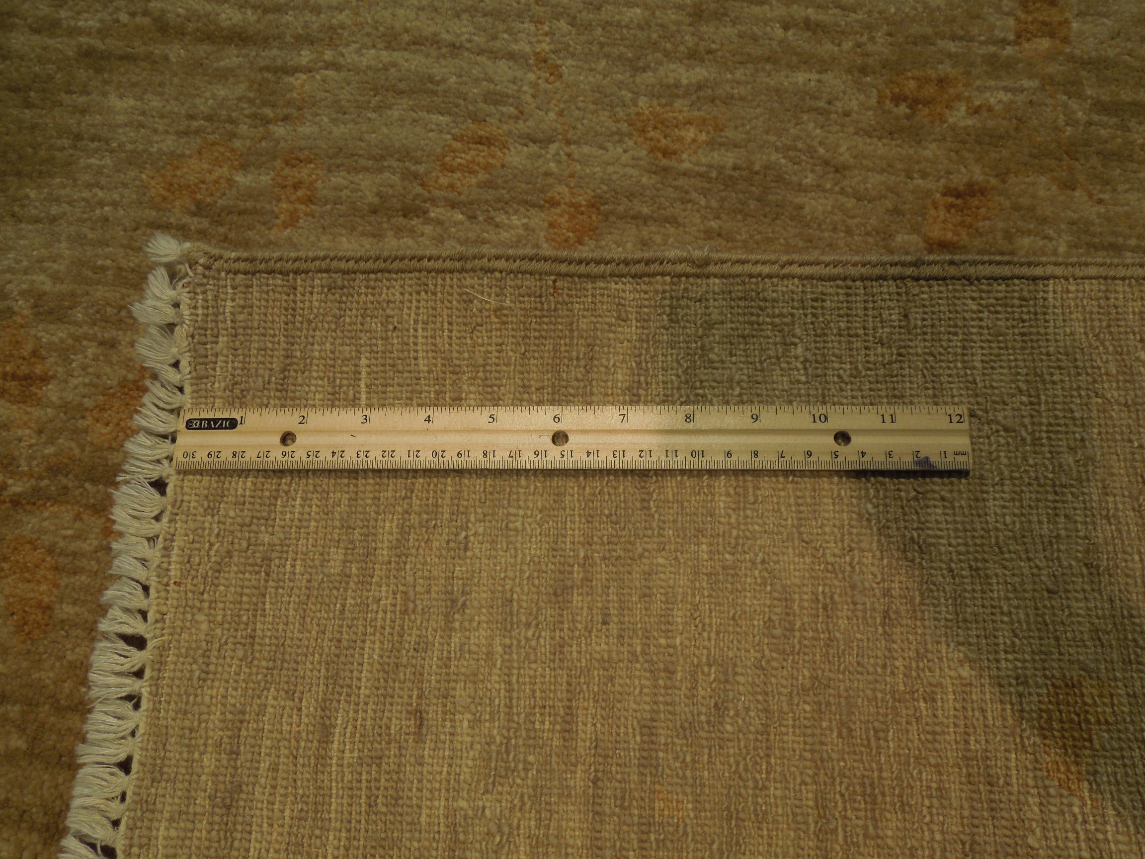 back of the rug -Authenticity of the weave HANDMADE  Area Rug